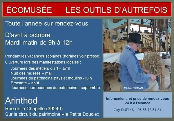 Journées du Patrimoine - L'Écomusée des outils d'autrefois
