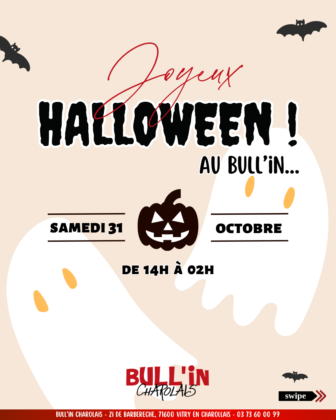 Halloween au Bull'in Charolais