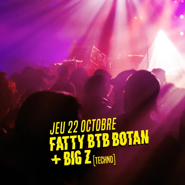 Apéro sous la voûte avec Fatty back to back Botan + Big Z