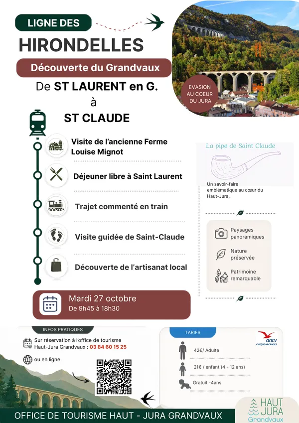 Excursion sur la Ligne des Hirondelles