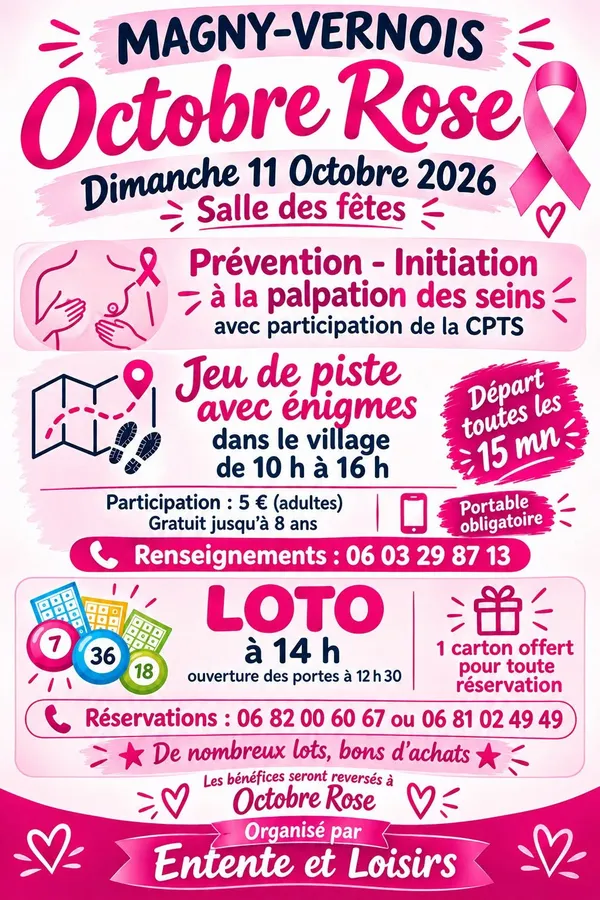 🎀 Octobre Rose – Magny-Vernois