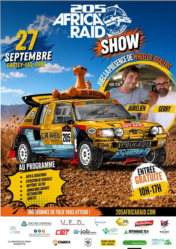 🚗 205 Africa Raid Show