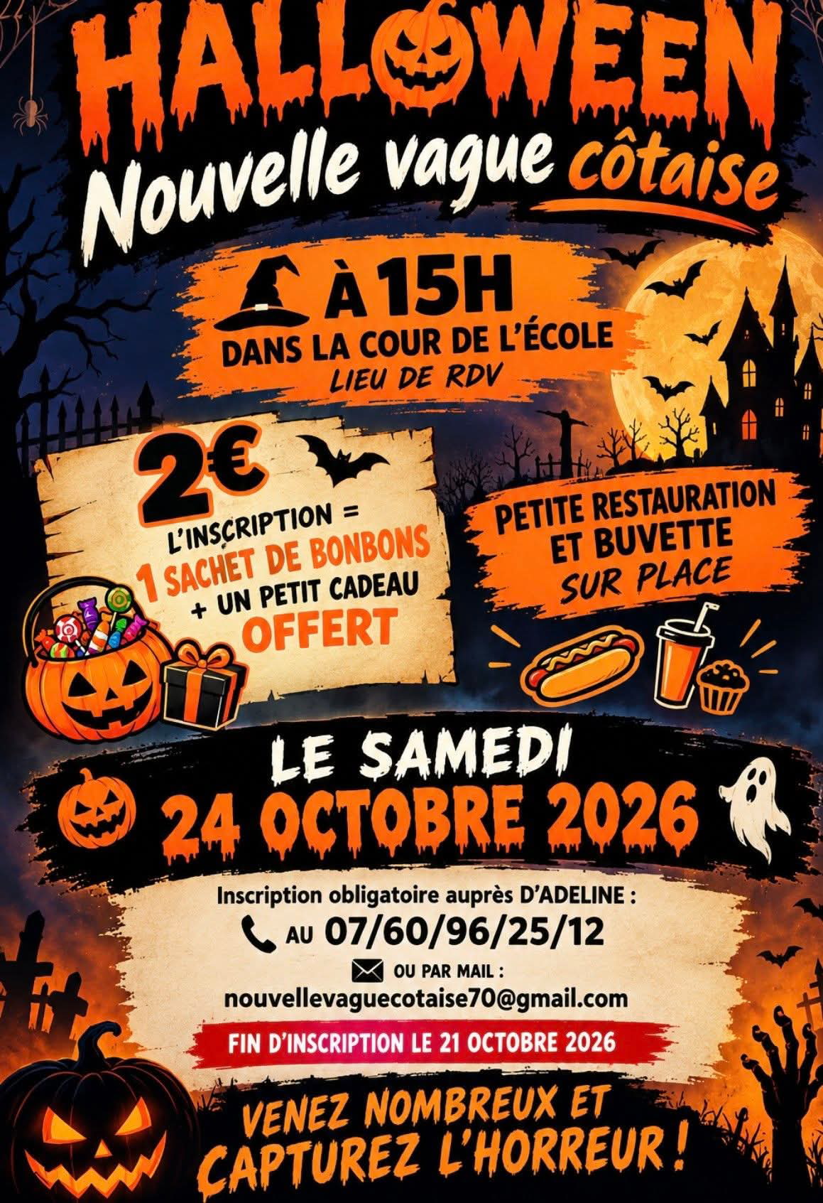 🎃 Halloween – Nouvelle Vague Côtaise