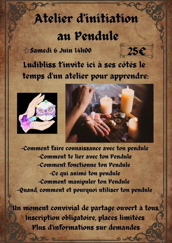 Initiation au pendule