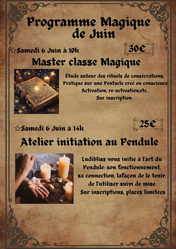 Master classe magique