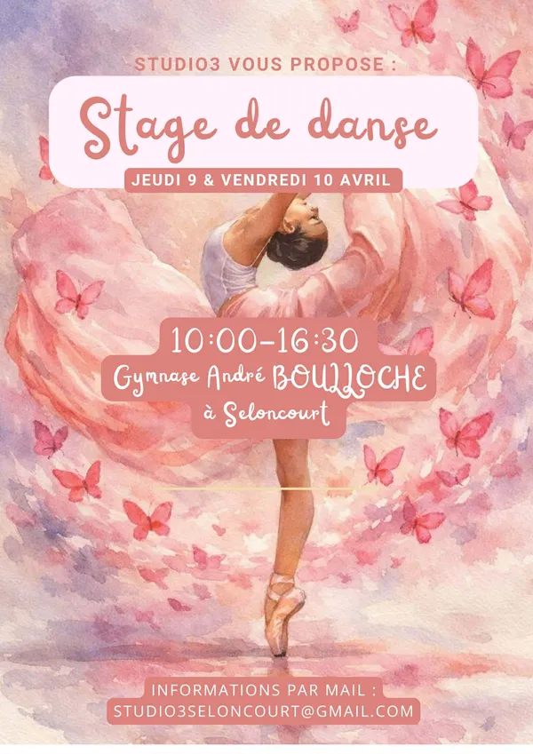 [MONA+] Stage  de danse - Vacances de printemps