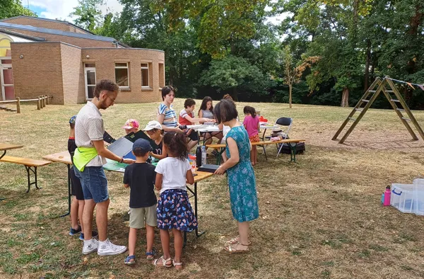 Quartiers en fête par la médiathèque de Fourchambault