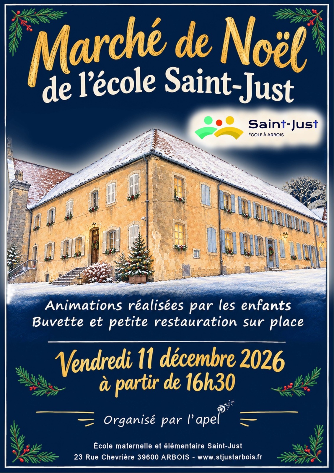 Marché de Noël de l'école