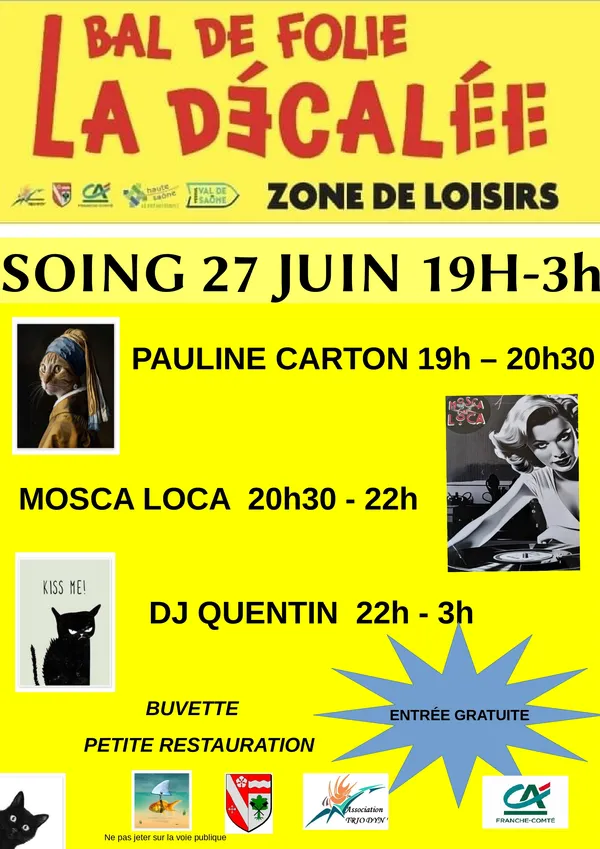 LA DECALEE...BAL DE FOLIE