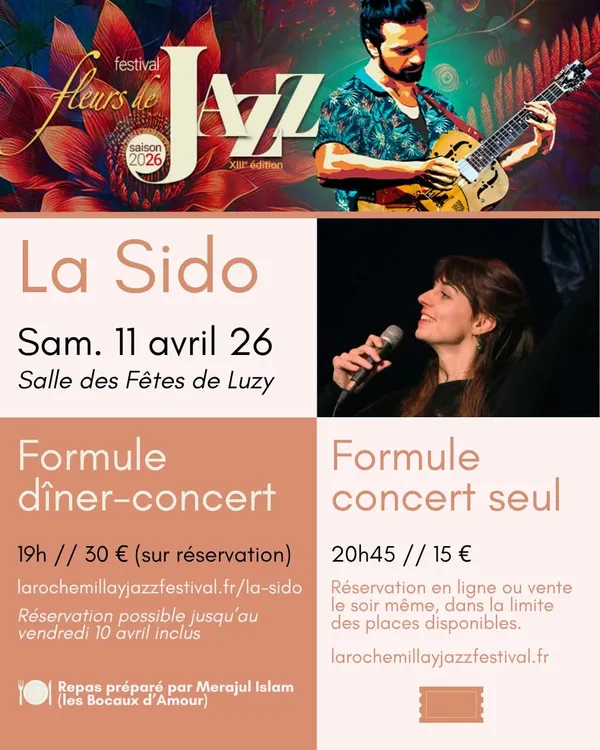 Dîner-Concert : La Sido