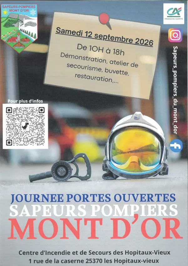 Journée portes ouvertes Sapeurs pompiers Mont d'Or