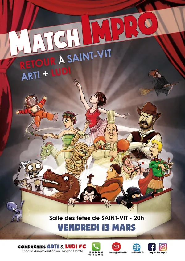 Match d'improvisation - Le retour à St Vit