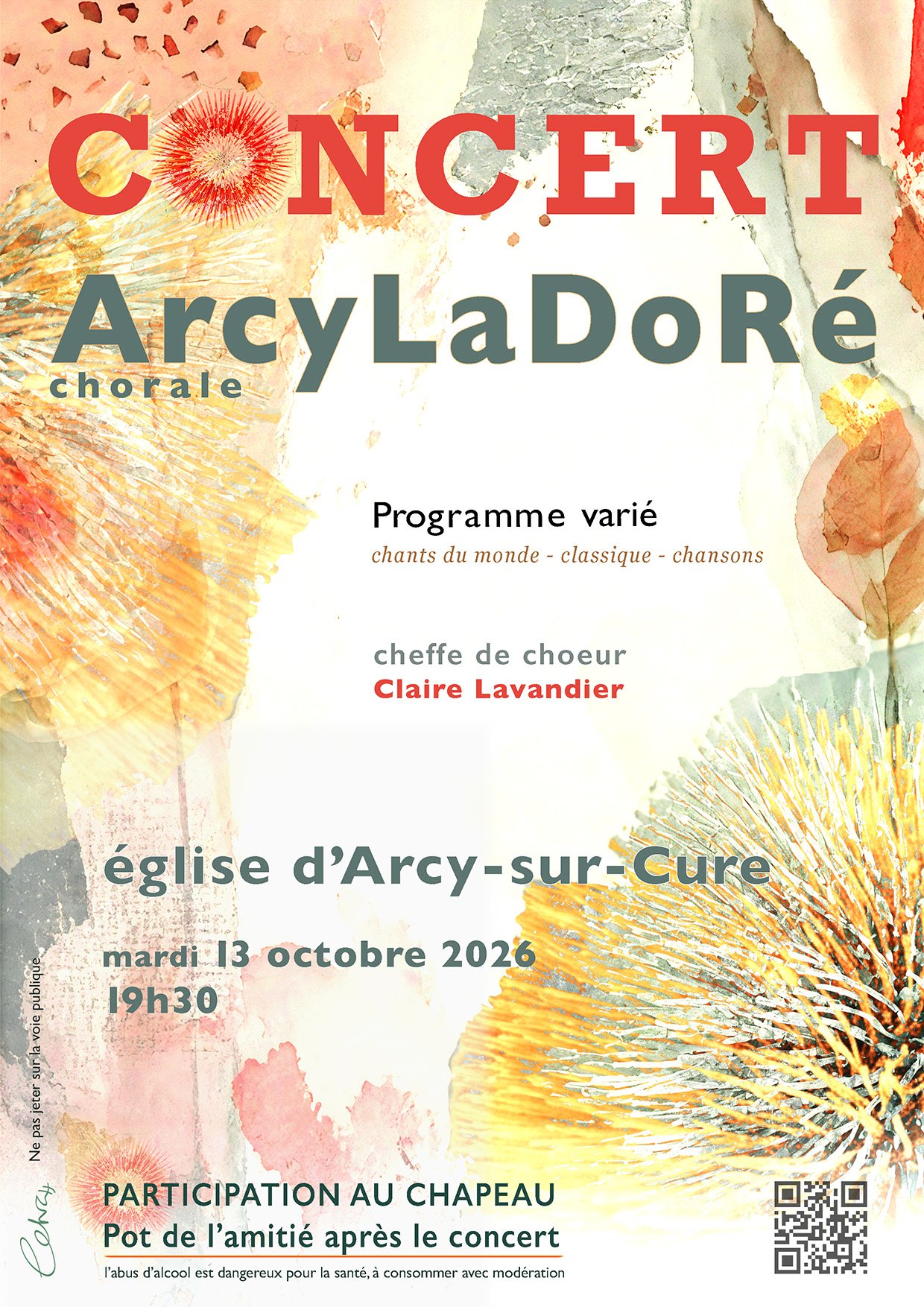 Concert ArcyLaDoRé chorale