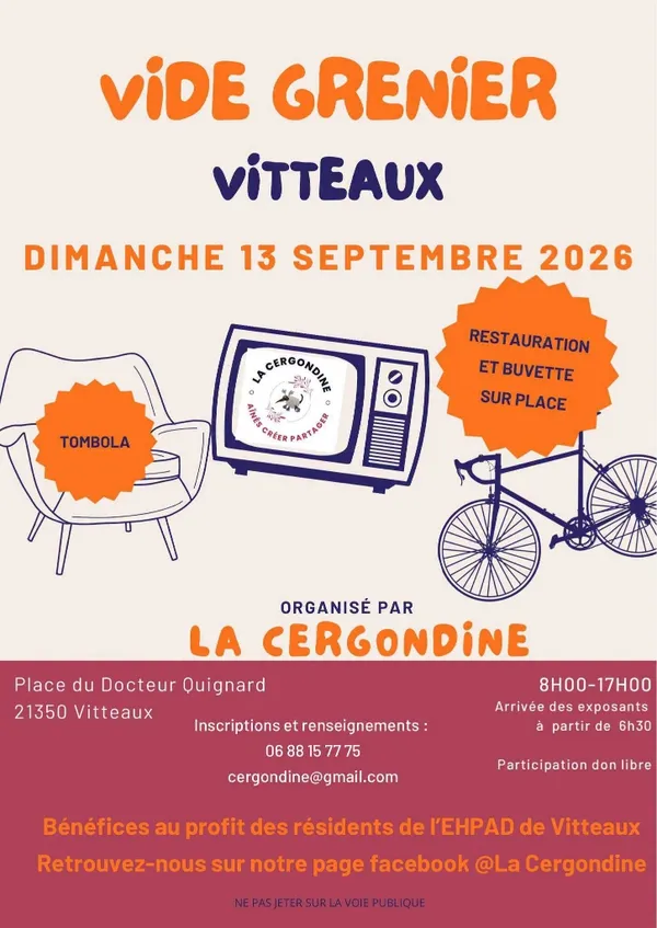 Vide-greniers à Vitteaux