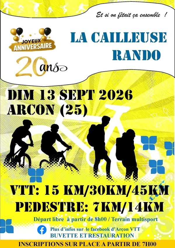 Randonnée pédestre et VTT "la cailleuse"