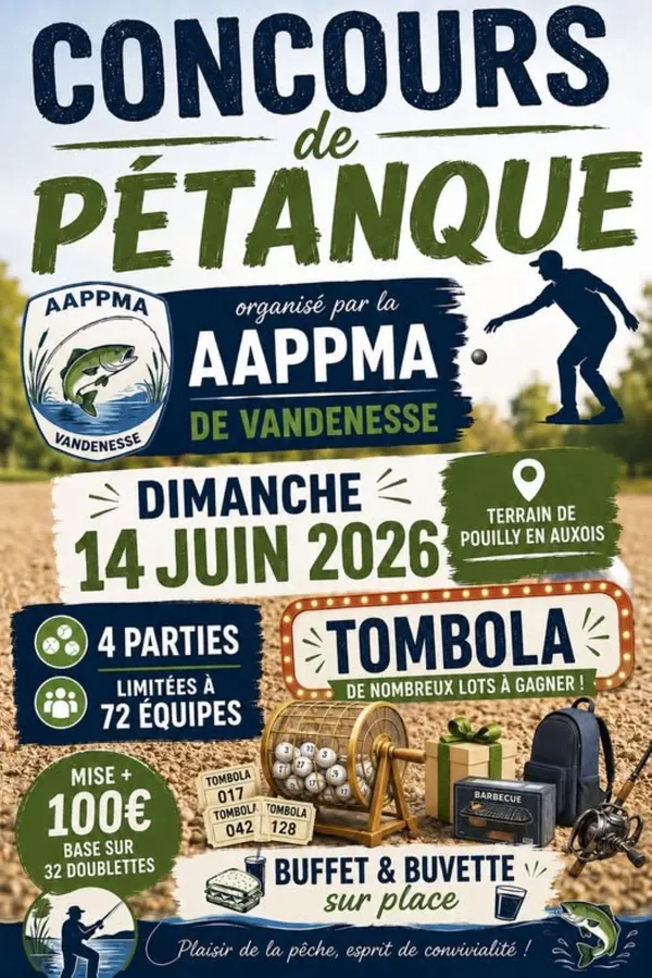 Concours de pétanque- Pouilly en Auxois