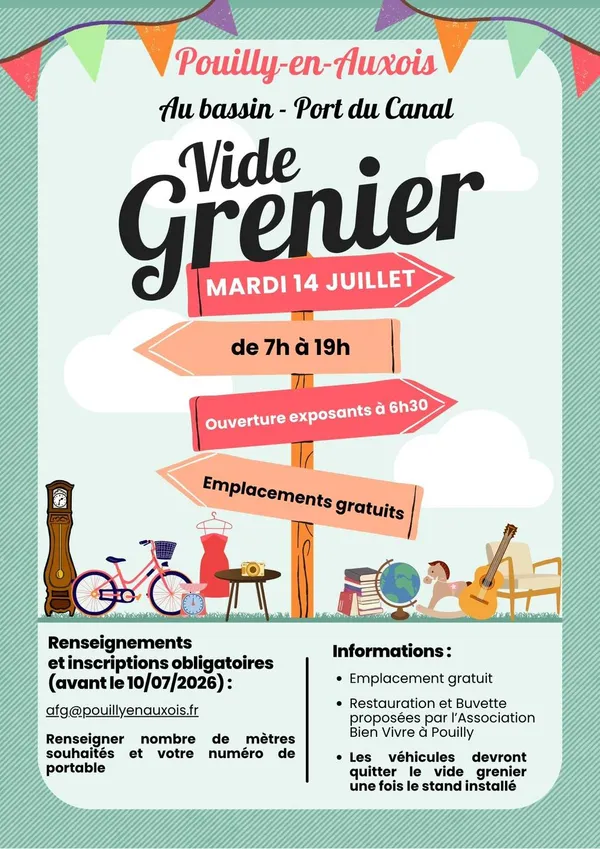 Vide greniers- Pouilly en Auxois