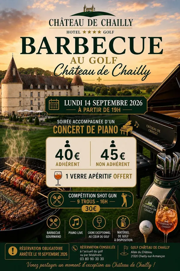 Barbecue au golf- Chailly sur Armançon
