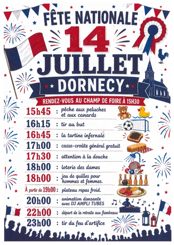 Dornecy en fête : Fête nationale