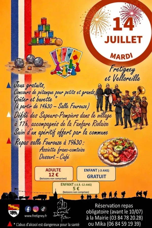 Maintenu - Fête Nationale à Frétigney