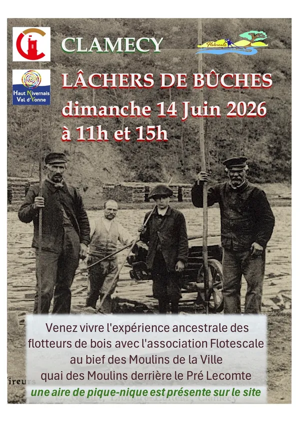 Flottage du bois : Lâchers de bûches perdues