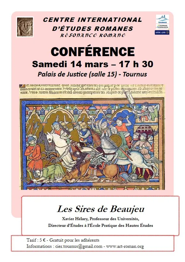 Conférence CIER : Les Sires de Beaujeu