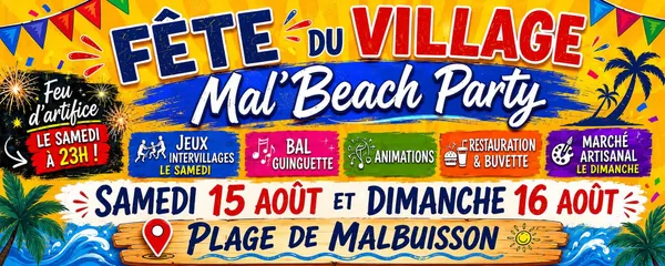 Mal'beach party - Les Buissonnières