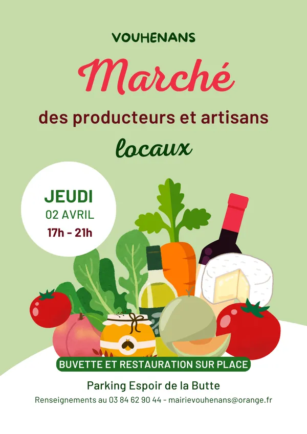 MARCHÉ DE PRODUCTEURS ET ARTISANS LOCAUX
