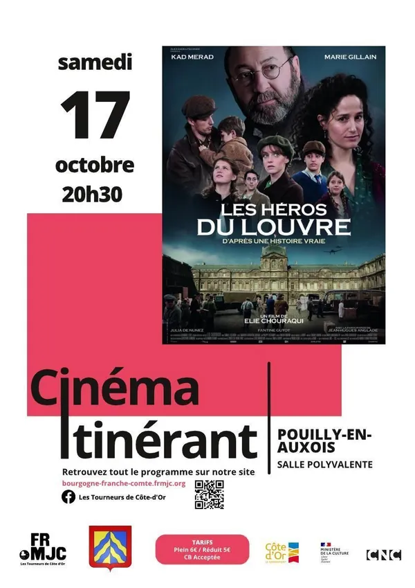 Cinéma 'Les héros du Louvre'- Pouilly en Auxois
