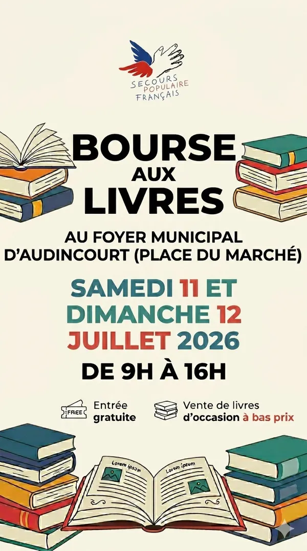 Bourse aux livres du Secours Populaire Français