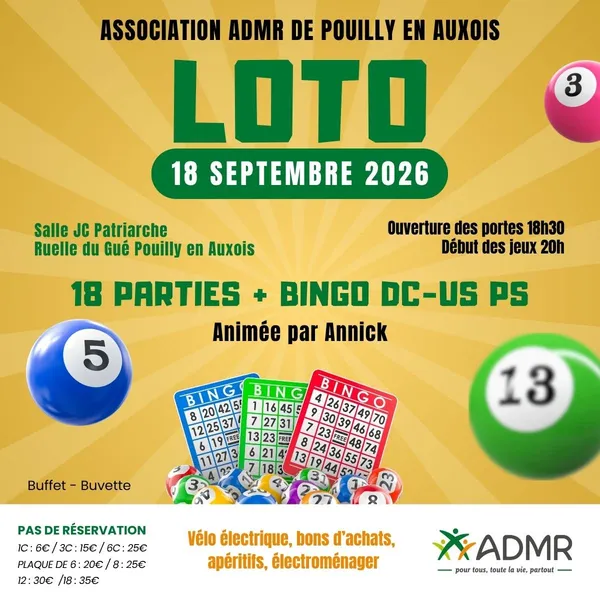 Loto- Pouilly en Auxois