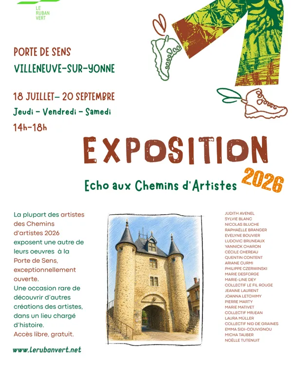 Echo aux Chemins d'Artistes