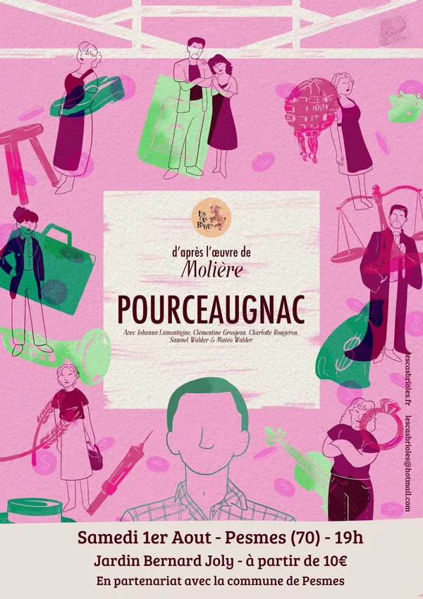 Pourceaugnac d'après l'oeuvre de Molière
