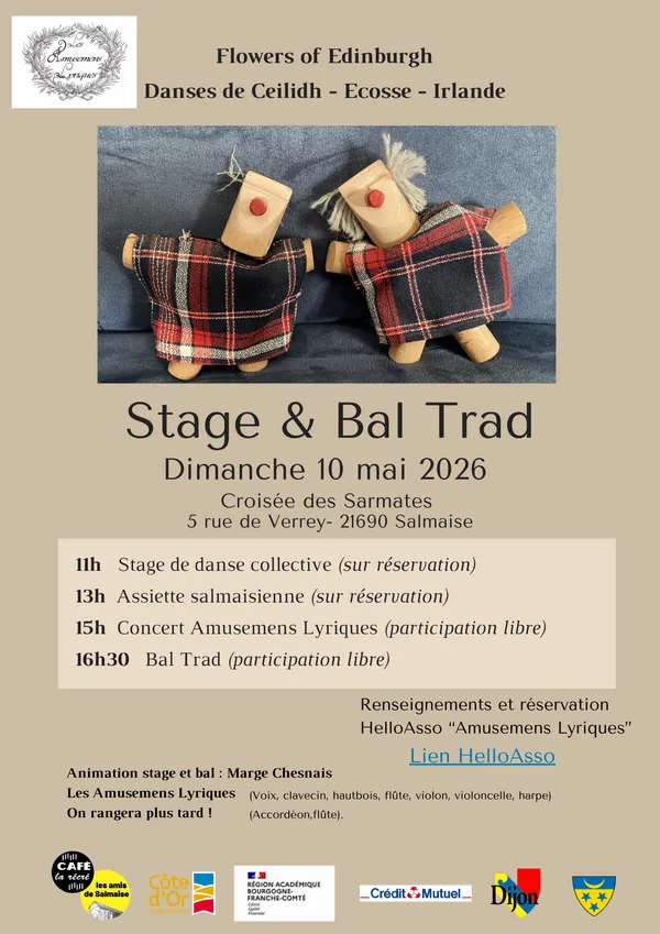 Stage et bal trad - Flowers of Edinburgh