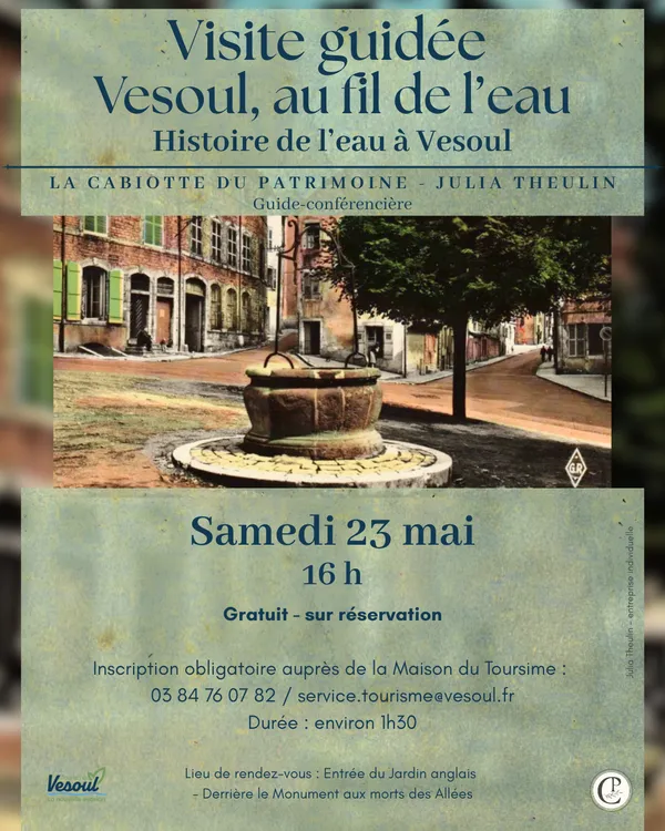 Visite guidée Vesoul au fil de l'eau : Histoire de l'eau à Vesoul