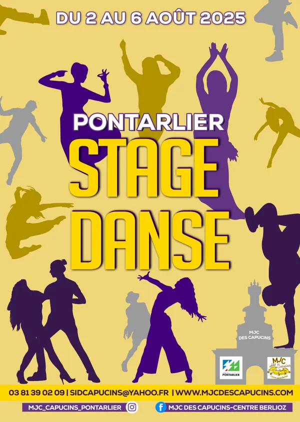 Stage international de danse 2026 - un été à Pontarlier
