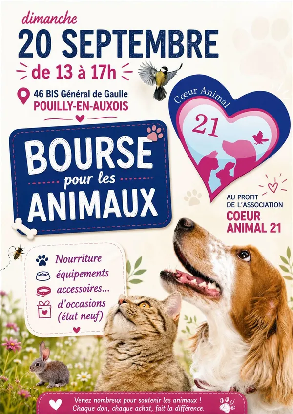 Bourse aux animaux- Pouilly en Auxois