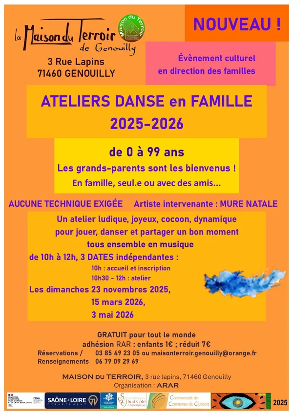 Ateliers Danse en Famille