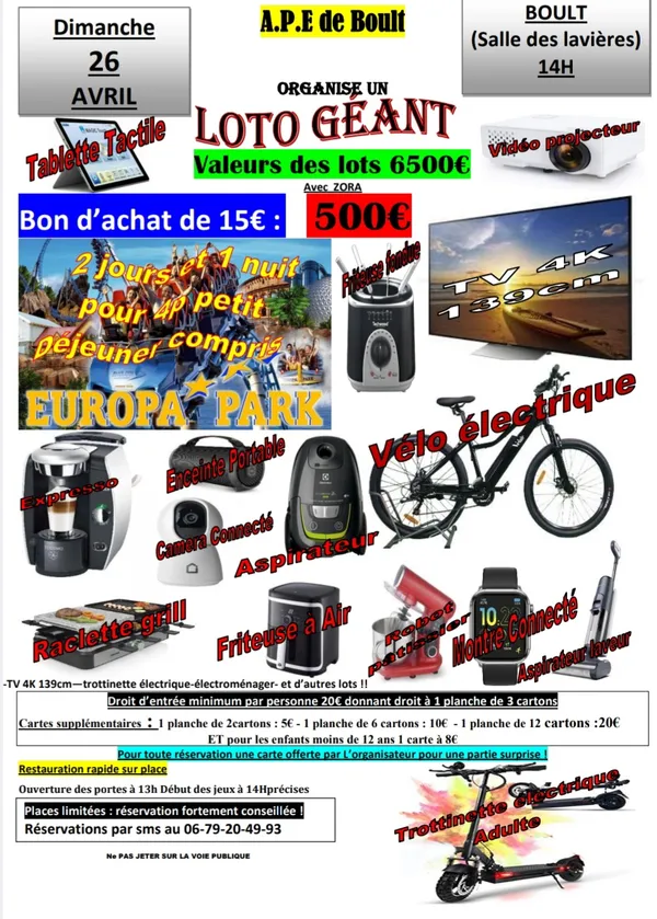 Loto géant à Boult