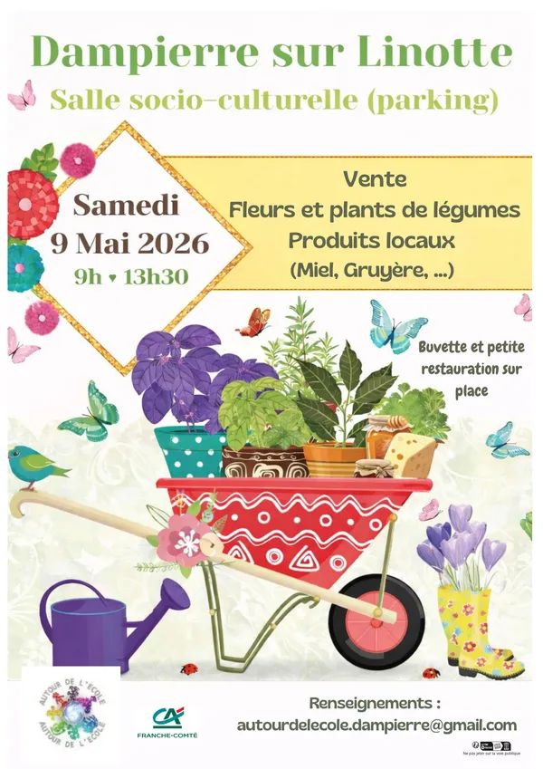 Marché de printemps à Dampierre sur Linotte