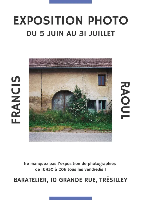 Exposition photo au Baratelier à Trésilley