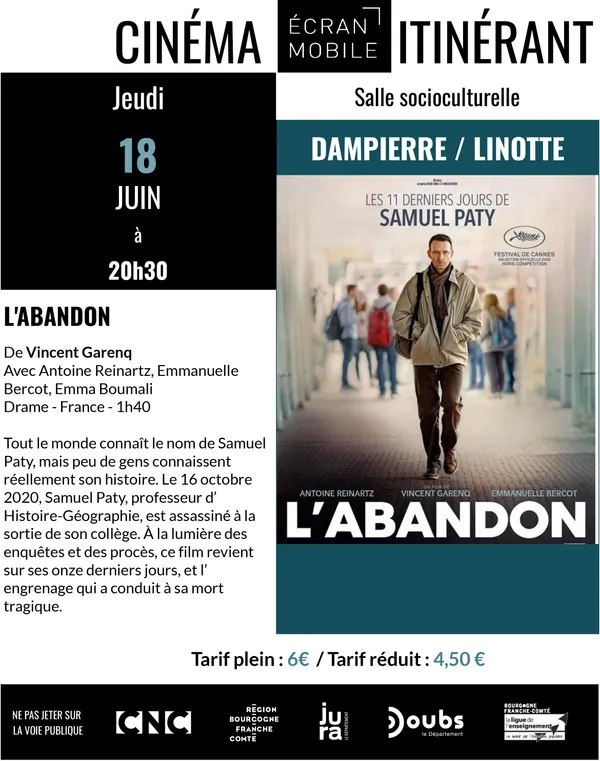 Projection à Dampierre sur Linotte