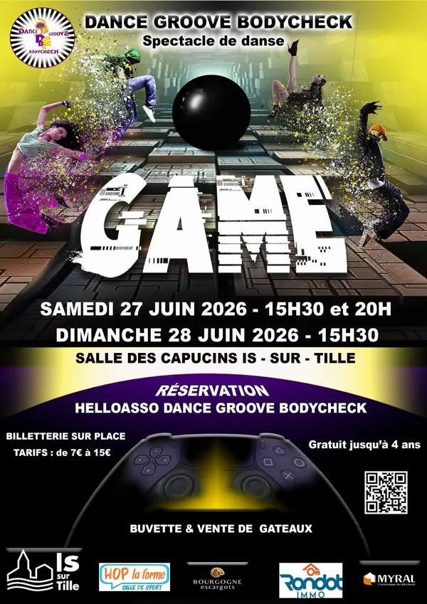 Spectacle de danse "GAME" par l'association DANCE GROOVE BODYCHECK
