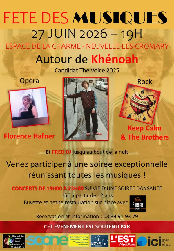Fête des musiques à Neuvelle-les-Cromary