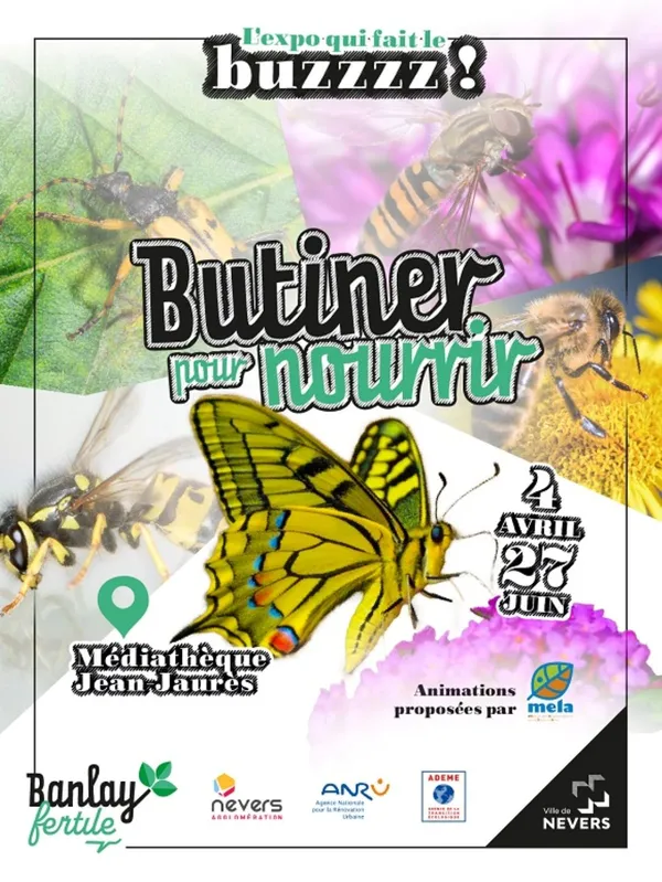 Exposition : Butiner pour nourrir, l’expo qui fait le buzzzz