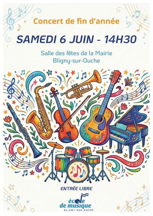 Concert de fin d'année- Bligny sur Ouche