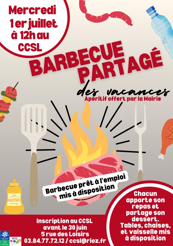 Barbecue partagé à Rioz