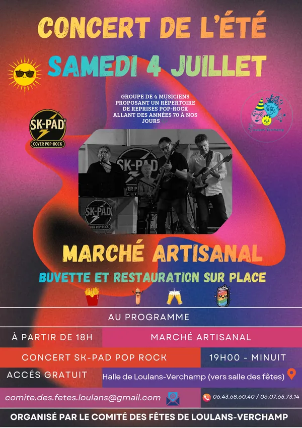 Concert de l'été et marché artisanal à Loulans-Verchamp