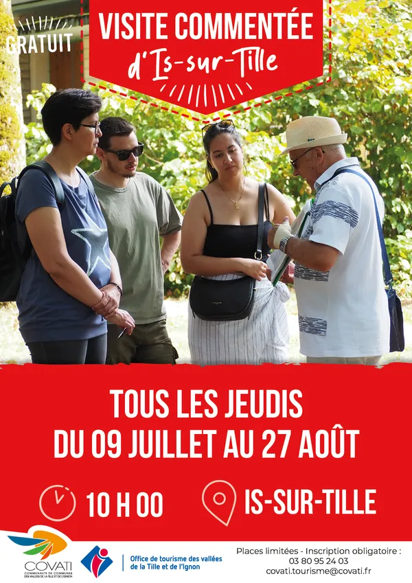Visite commentée : le patrimoine d'Is-sur-Tille