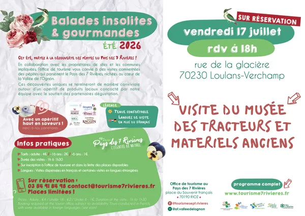 Visite du musée des tracteurs et materiels anciens